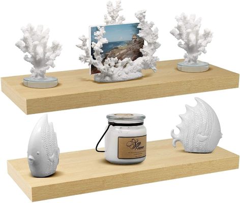 Estantes de cristal de pared de madera Estantes de almacenamiento Estantes para mostrar vino y plantas