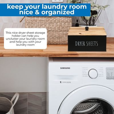 Artesanía de regalo caja de madera negra contenedor rectángulo moderno de ahorro de espacio hojas dispensador