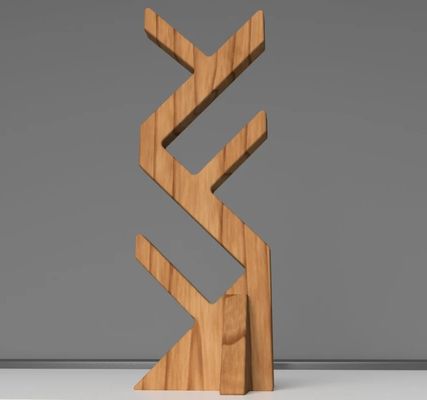 Estante de madera de doble nivel para soporte de papel higiénico elegante y funcional