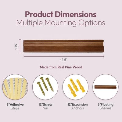 Montado en la pared Estante de visualización de discos de vinilo NO Función plegada para ahorrar espacio y almacenamiento