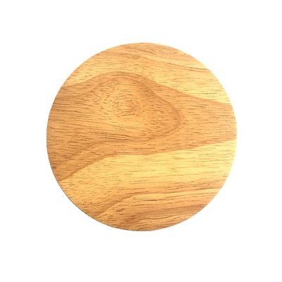 10X0.9cm Coasters de sublimación personalizados para bebidas de madera redonda de bambú