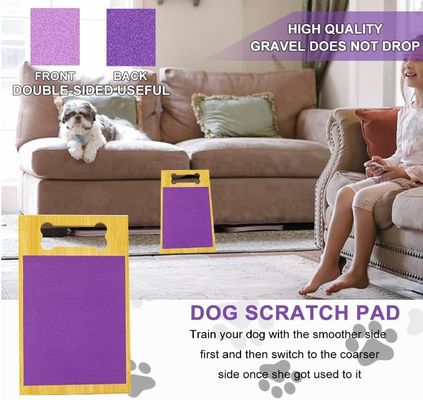 Carpeta de uñas para perros Pad de rascado de gran cantidad ventaja para las uñas de trituración de uñas de perros