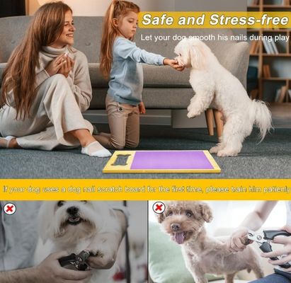 Carpeta de uñas para perros Pad de rascado de gran cantidad ventaja para las uñas de trituración de uñas de perros
