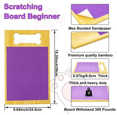 Carpeta de uñas para perros Pad de rascado de gran cantidad ventaja para las uñas de trituración de uñas de perros