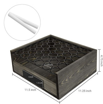 OEM ODM Aceptado Holder de huevo de madera con caja de almacenamiento de madera