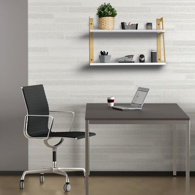 Muebles para el hogar 2 niveles Estantes flotantes rústicos modernos con diseño de montaje en la pared