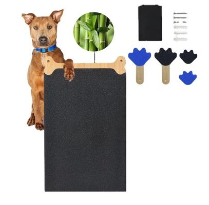 Pad de rascado para uñas de perro de madera ventajoso tablero de rascado de madera de gran cantidad para perros