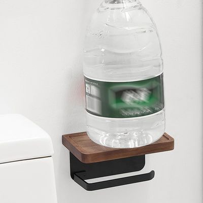 Estantes de almacenamiento de madera montados en la pared para artículos pequeños en el baño cocina dormitorio