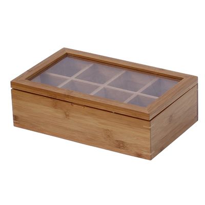 Organice su colección de té con esta caja de té japonesa pintada de bambú