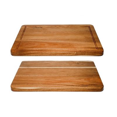 Impresión con grabado láser Tabla de corte de madera de acacia de oliva para cortar y cortar carne