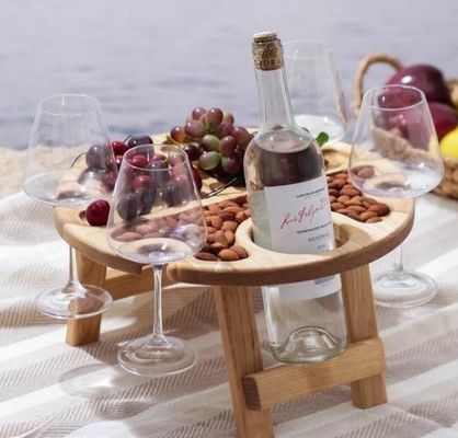 Tabla de vino portátil con función de ahorro de espacio y logotipo personalizado