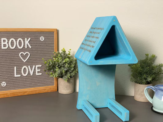 Estantes de almacenamiento convenientes Estantes de impresión de pantalla de seda Estante de libros Estante de páginas para libros