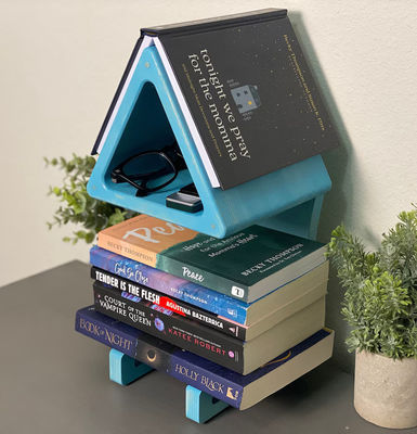 Estantes de almacenamiento convenientes Estantes de impresión de pantalla de seda Estante de libros Estante de páginas para libros