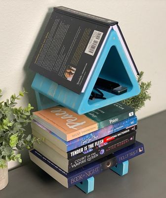 Estantes de almacenamiento convenientes Estantes de impresión de pantalla de seda Estante de libros Estante de páginas para libros