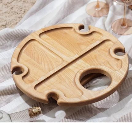 Tabla de vino portátil con función de ahorro de espacio y logotipo personalizado