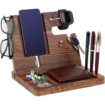 Tela para teléfonos celulares y llaves de tamaño personalizado para mesas de noche multifunción