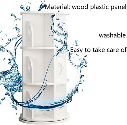 Logotipo personalizado colorido librería giratoria de 360 grados para el almacenamiento de libros para niños