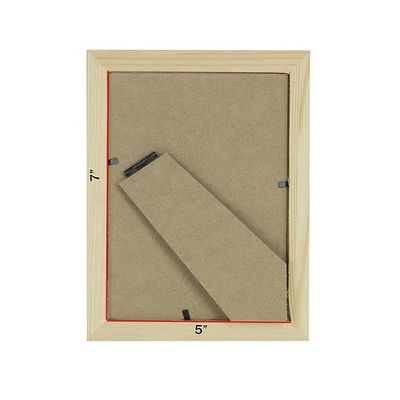Cuadro de madera a medida de estilo europeo con marco decorativo quemado sin tipo de metal