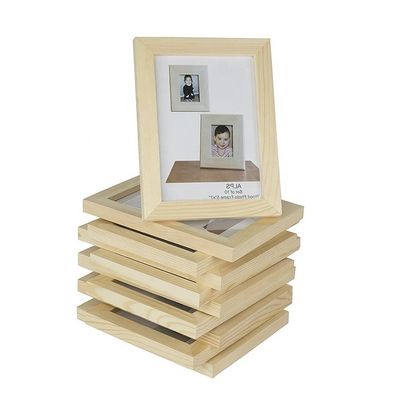 Cuadro de madera a medida de estilo europeo con marco decorativo quemado sin tipo de metal