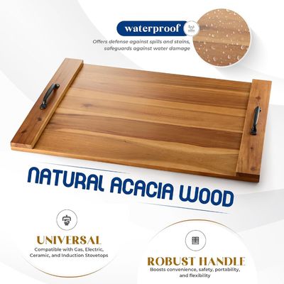 Fuego de gas y eléctrico Bloques de corte de mango resistentes para 202405 Cubierta de estufa de mesa de fideos