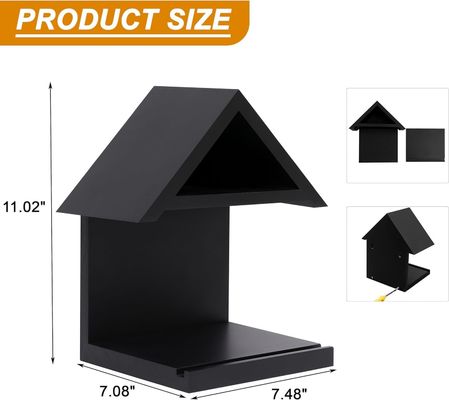 Una mesa de noche de madera de triángulo para libros Un regalo único y práctico para los amantes del libro