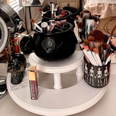 Exhibición de postres de media luna Stand 2 niveles de madera para colecciones de exhibición