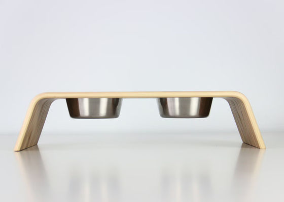 202407 Regalo para mascotas personalizado con dos cuencos de acero inoxidable