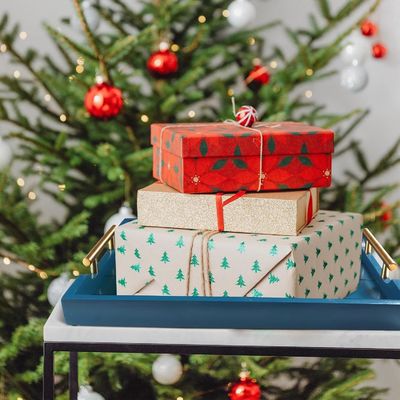 bandeja de madera de inyección de color simple o bandeja otomano personalizado grande con 4 coasters