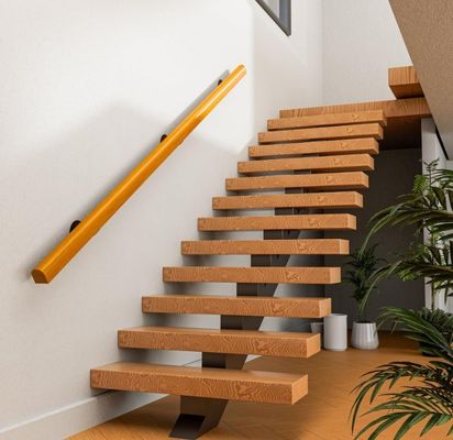 Escaleras interiores seguridad barandilla antideslizante 3 pies pinos como su petición Kit completo