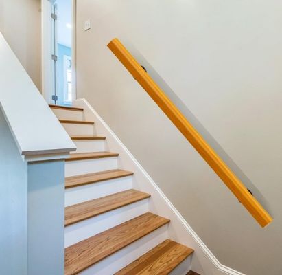 Escaleras interiores seguridad barandilla antideslizante 3 pies pinos como su petición Kit completo