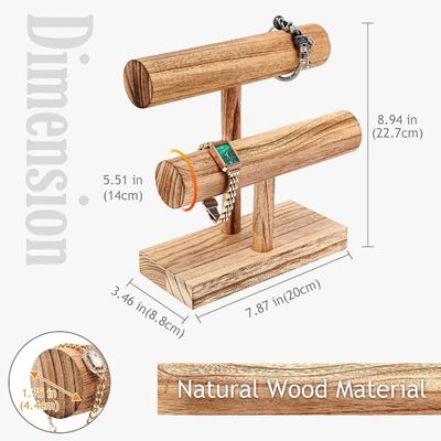 Actualice su pantalla de pulsera con nuestro soporte de almacenamiento y organizador de pulseras de barra de T personalizado