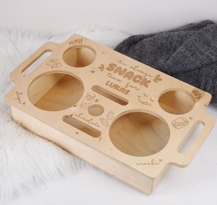 Estante no plegable Barra de sofá de madera bandeja de aperitivos almacenamiento para espacios pequeños