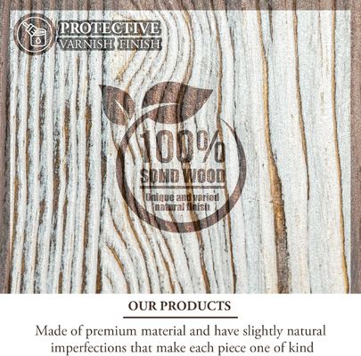 Mural montado en blanco de madera sólida lavado retador de monedas de madera de tres capas