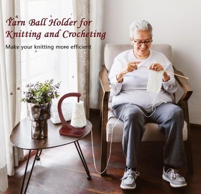 Mecanismo de giro magnético de metales, girador de hilo de madera para tejer y crochet