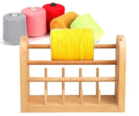 202406 Soportador de bobinas de hilo de madera Soportador de bobinas de hilo de madera