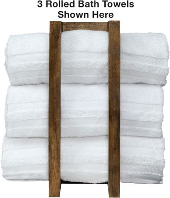 202405 Estante de toallas de madera personalizado a sus preferencias