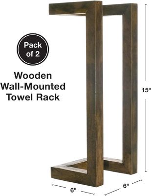 202405 Estante de toallas de madera personalizado a sus preferencias