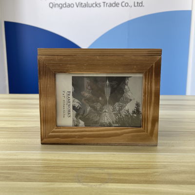 Caja de almacenamiento de fotograma de madera en 21x21x17cm Tamaño con opción de color personalizable