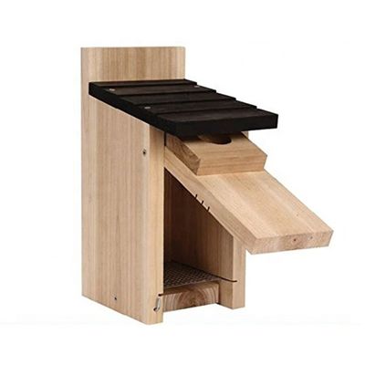 Casa de pájaros de madera colgante al aire libre con impresión con grabado láser Durable y elegante