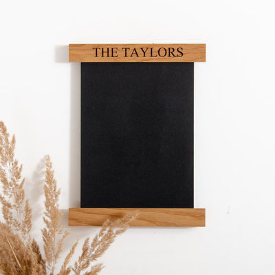 202406 Tablero flotante de anuncios enmarcado Tablero de cartón de puntuación Tablero de puntuación de madera con pizarra