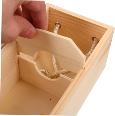 Caja de regalo de vino de madera única de madera sólida para otras artesanías de regalo