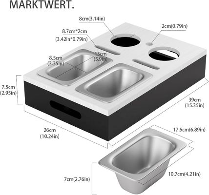 Logotipo personalizado Aceptable Sofá Bar Popular Boxeo de bocadillos Sofá Organizador para mesas laterales