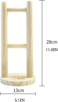 35x11x11cm Cajas de embalaje de vinos elegantes Portador de auriculares de escritorio de madera para juegos