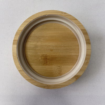 Tapa de madera 10.9x2.4cm para la lata de vidrio de alimentos en su elección de color natural o personalizado