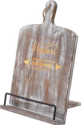 Estante de lectura de madera Estante de calendario de escritorio con marco de madera maciza y muestra gratuita