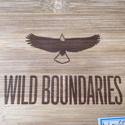 12.8x12.8x4.5cm Promoción Logotipo grabado a medida Caja de regalo de bambú para otros objetos de arte