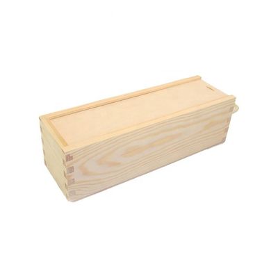 Caja de vino Magnum de madera con logotipo personalizado para un embalaje simple y útil a un precio asequible
