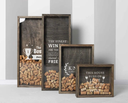 Caja de madera personalizada para el aniversario y regalo de boda