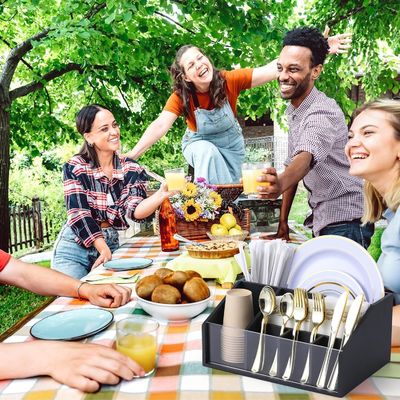 Organizador de utensilios flexibles para el mostrador de la cocina y el dispensador de placas de barniz