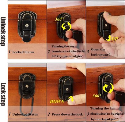 Tijeras de madera personalizadas para decoración hecha a mano caja de madera grande 9.3X7.6X4.5 pulgadas pedido personalizado